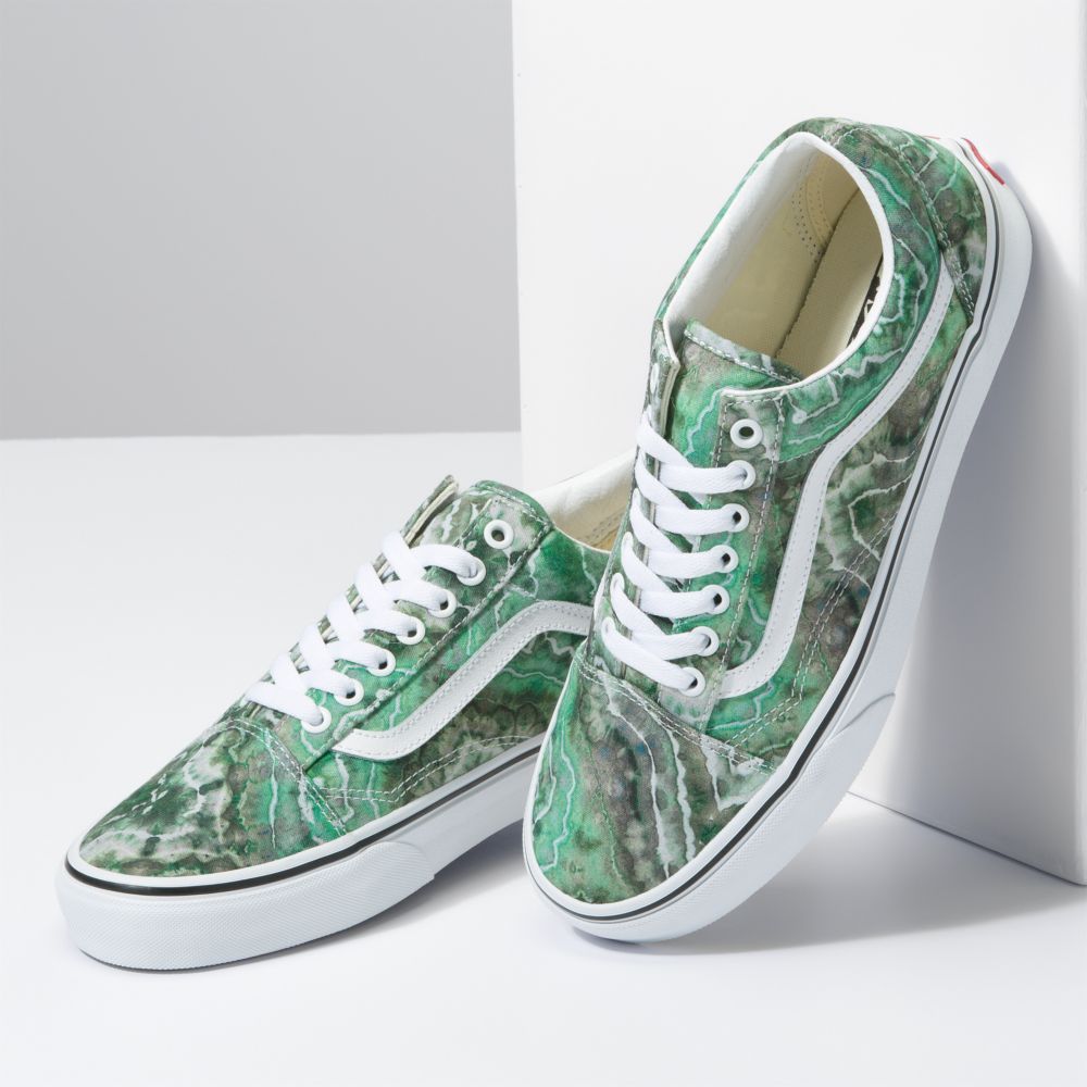 Dámské Classic Vans Old Skool Zelene | UO1872964