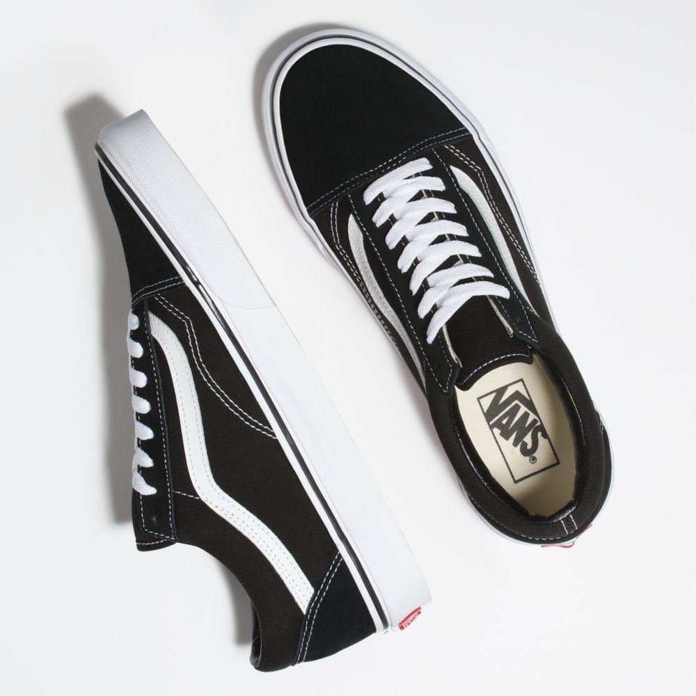 Dámské Classic Vans Old Skool Černé Bílé | GQ8907561