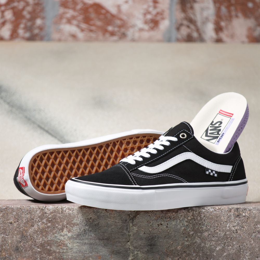 Dámské Classic Vans Old Skool Černé Bílé | ZR9652048