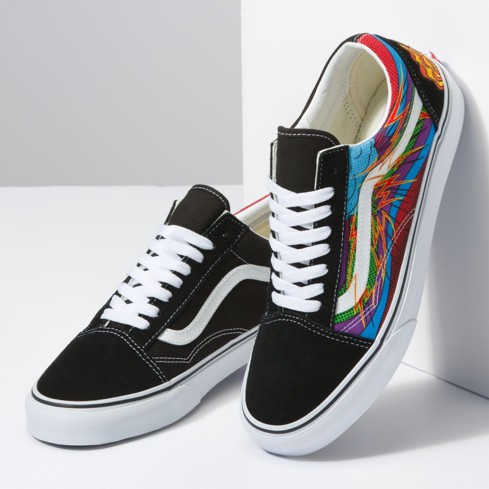 Dámské Classic Vans Old Skool Černé Viacfarebný | FT1076985