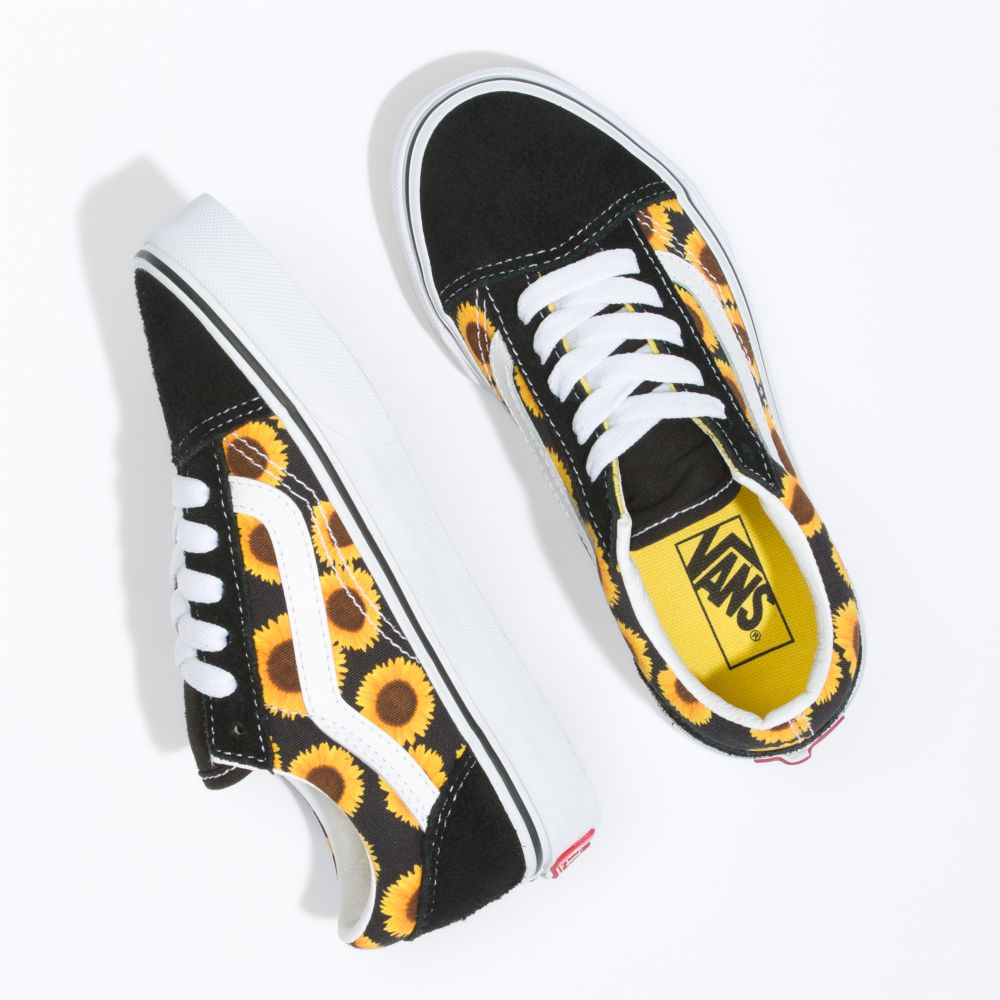 Dámské Classic Vans Old Skool Černé Žluté | MS7138509