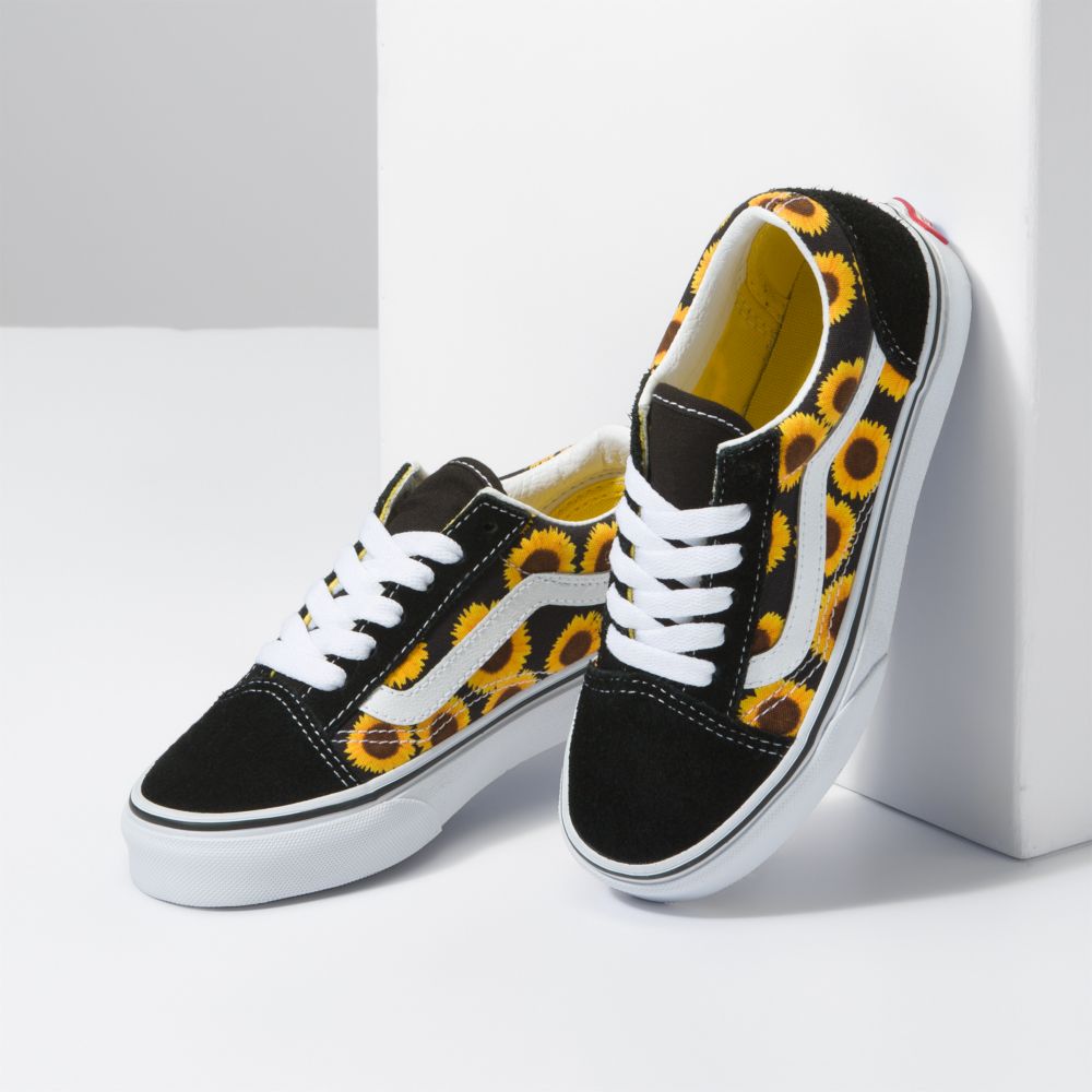 Dámské Classic Vans Old Skool Černé Žluté | MS7138509