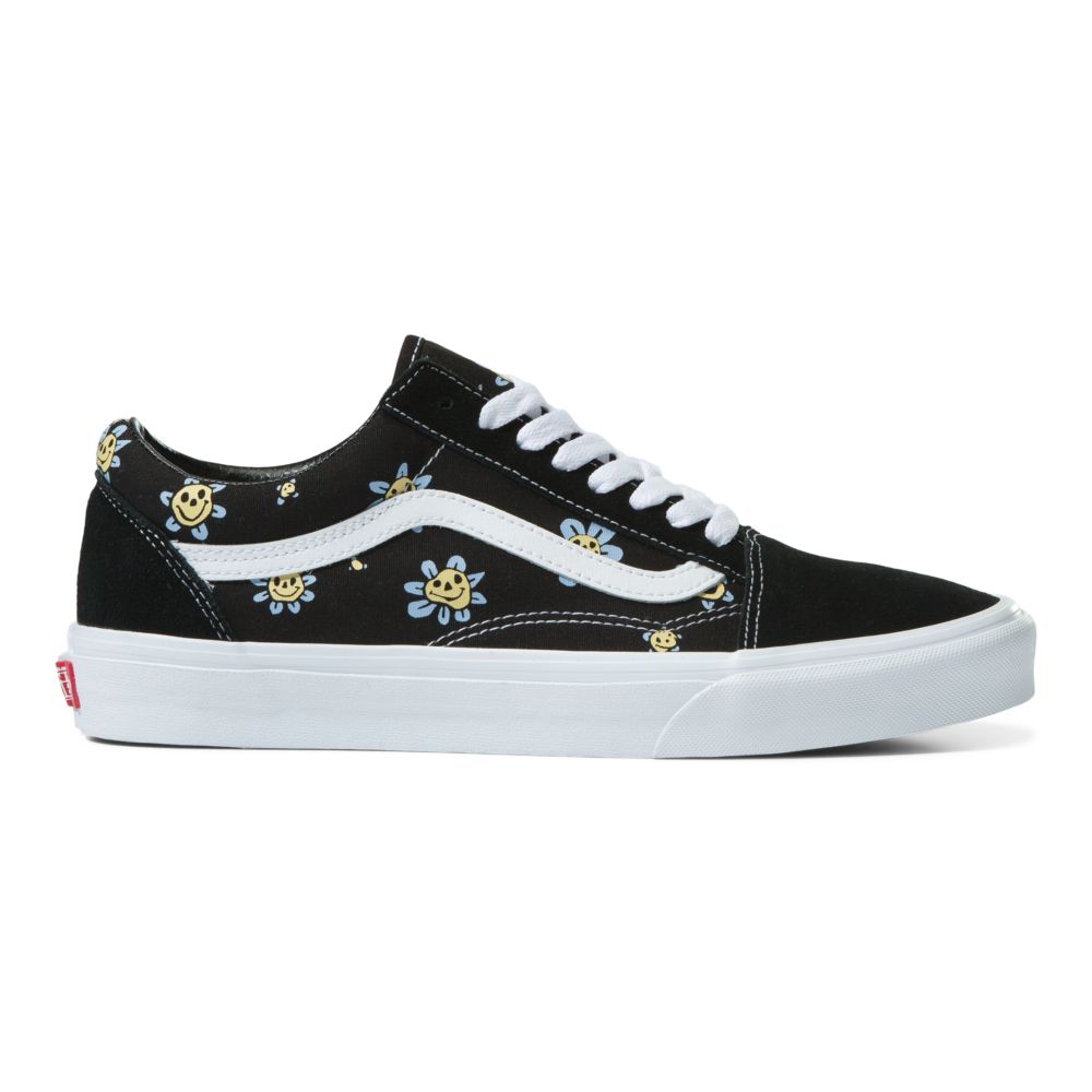 Dámské Classic Vans Old Skool Černé Žluté | NP9632157