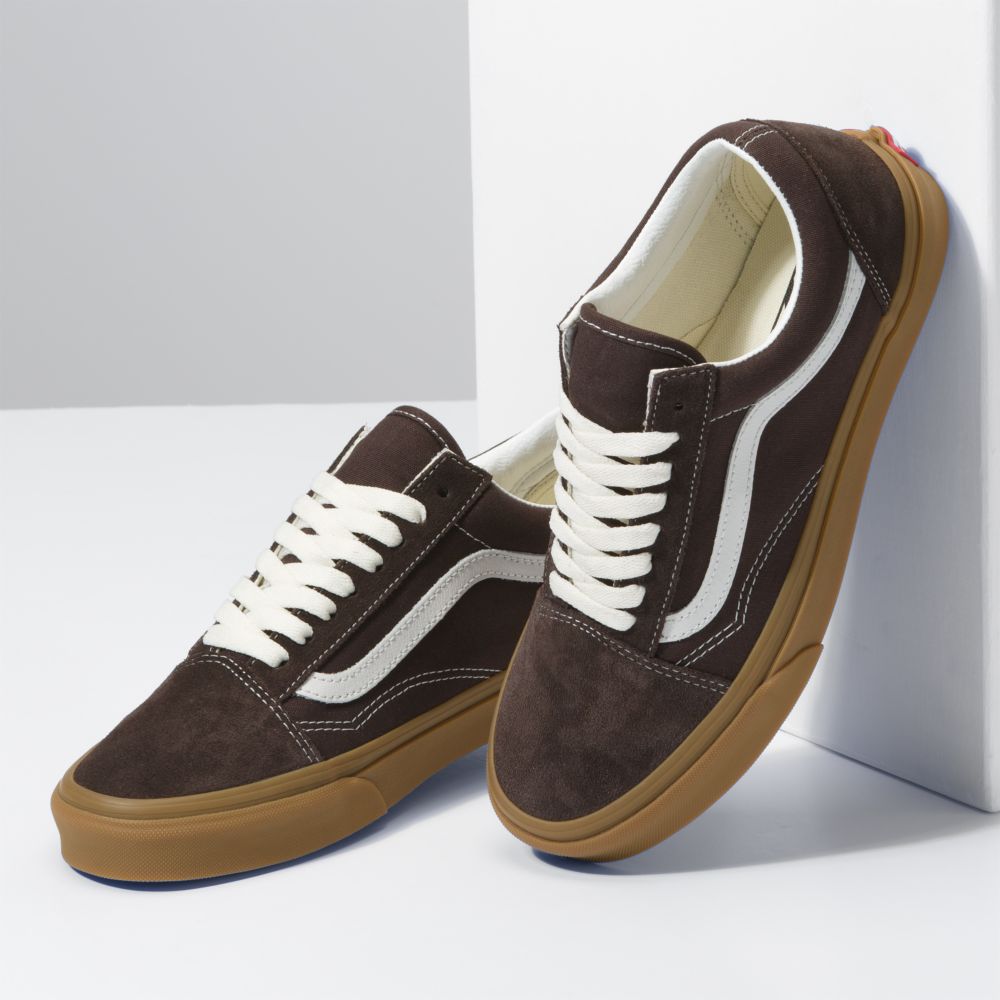 Dámské Classic Vans Old Skool Čokolády | LJ4673089