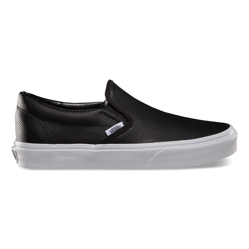 Dámské Classic Vans Perf Læder Černé | AR0826739