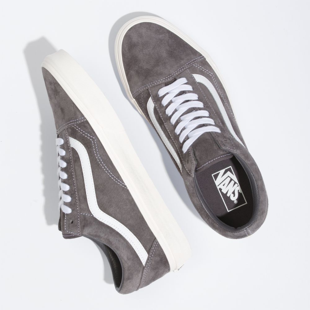 Dámské Classic Vans Pig Semišové Old Skool Bílé | SC5207638