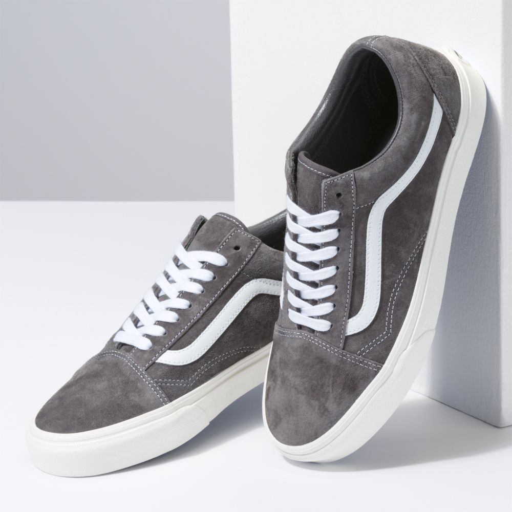 Dámské Classic Vans Pig Semišové Old Skool Bílé | SC5207638