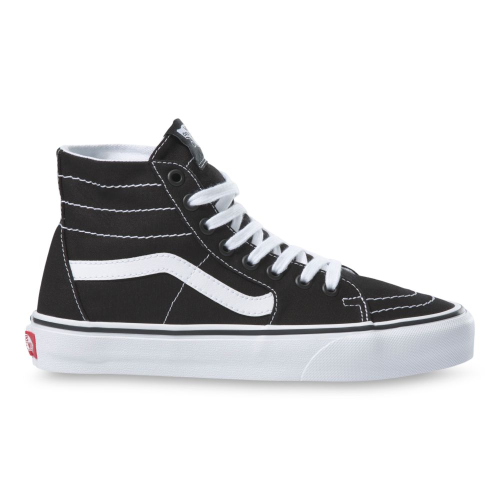 Dámské Classic Vans Platene Sk8-Hi Tapered Černé Bílé | KR6927083