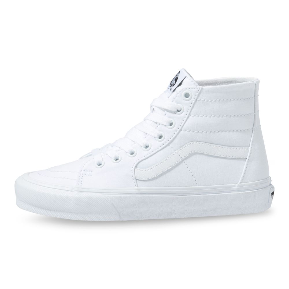 Dámské Classic Vans Platene Sk8-Hi Tapered Bílé | SB0659713