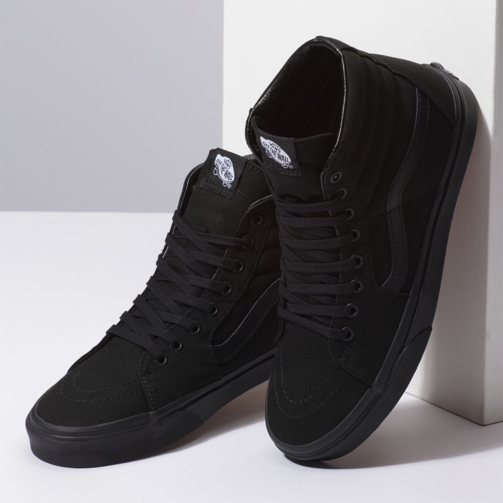 Dámské Classic Vans Platene Sk8-Hi Černé Černé Černé | PD8651240