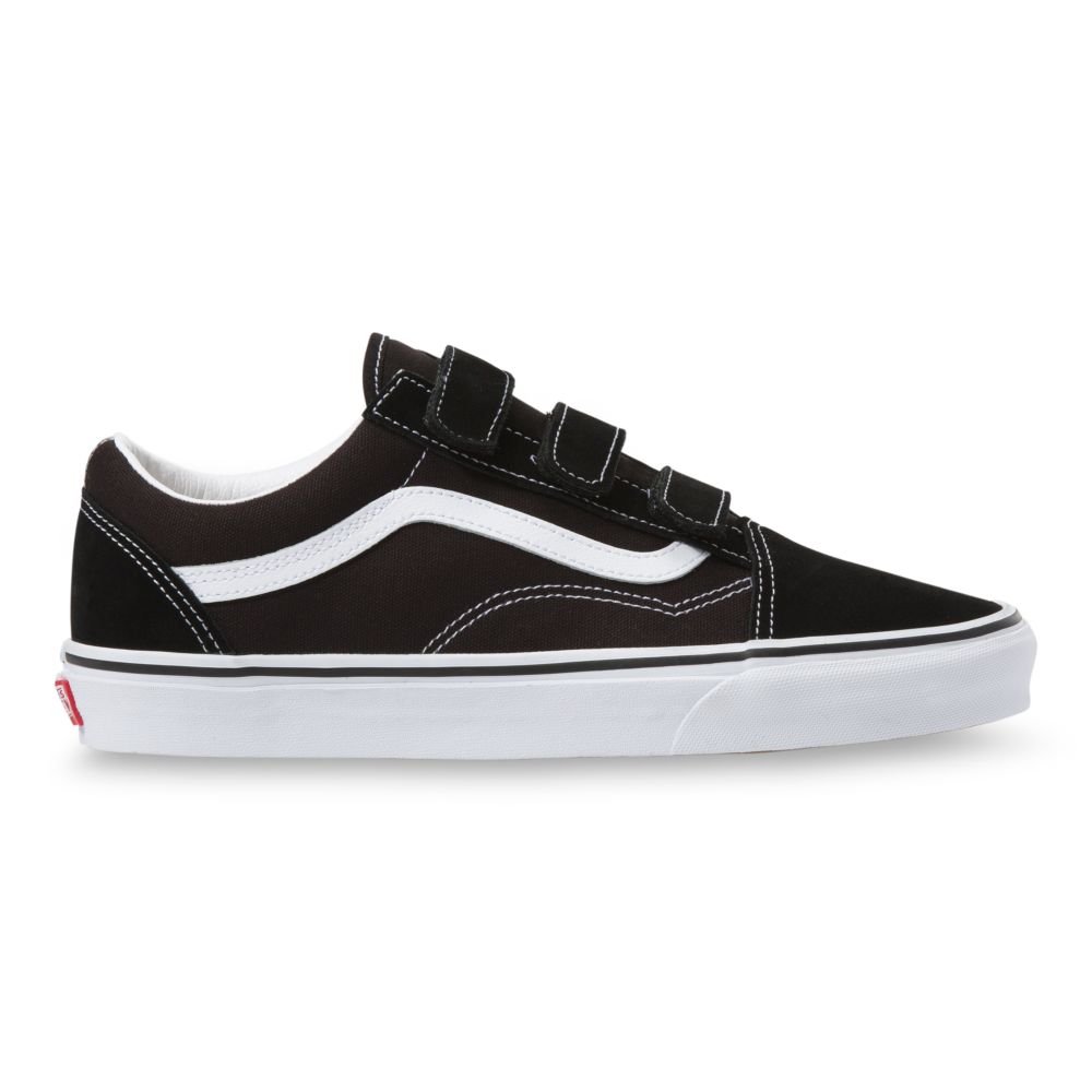 Dámské Classic Vans Semišové Platene Old Skool V Černé Bílé | OP2078351