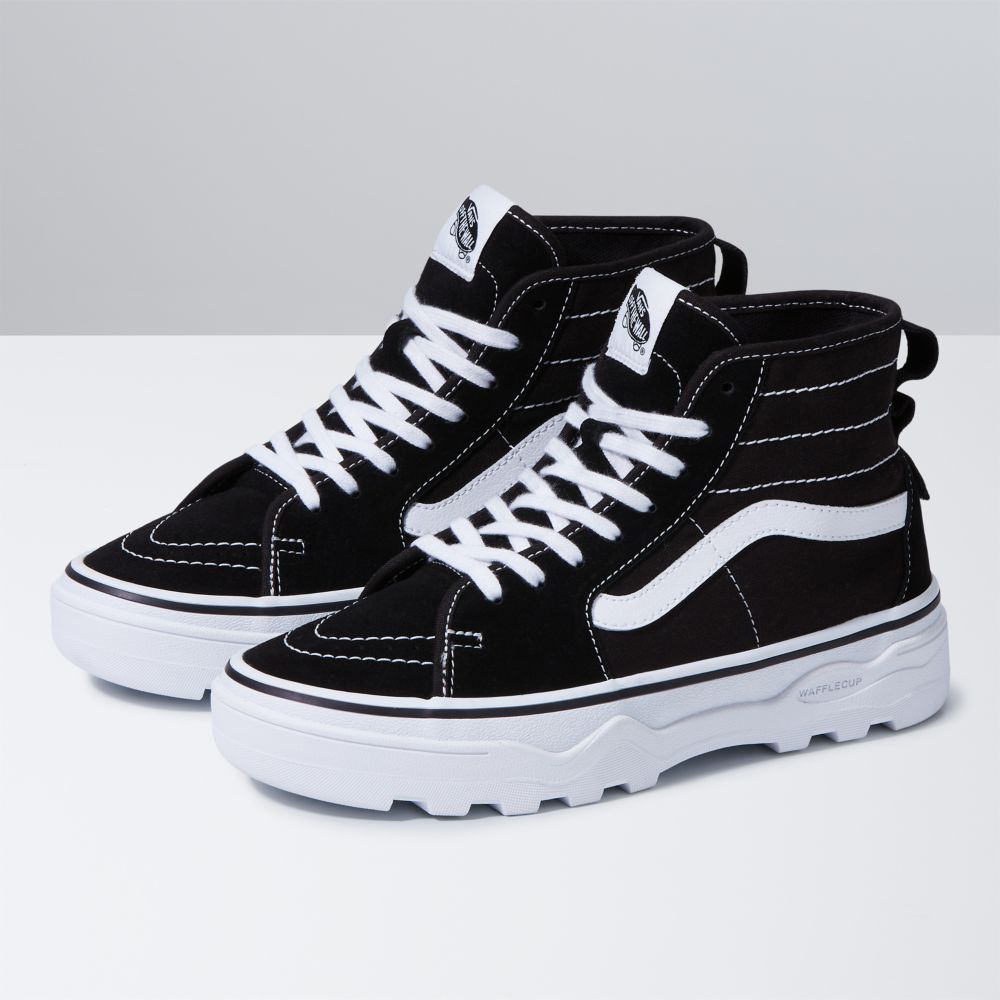 Dámské Classic Vans Sentry Sk8-Hi WC Černé Bílé | LN0973648