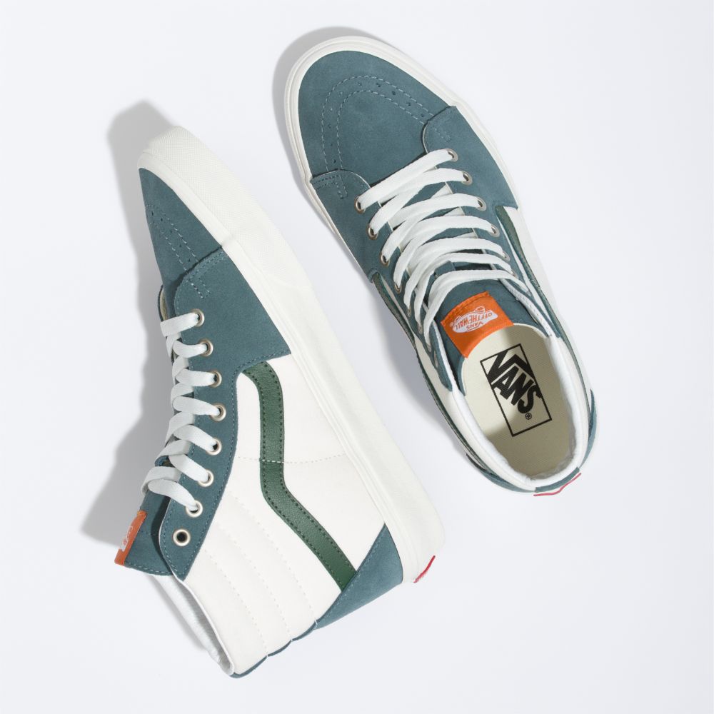 Dámské Classic Vans Sk8-Hi Blankyt Zelene | UR4720831