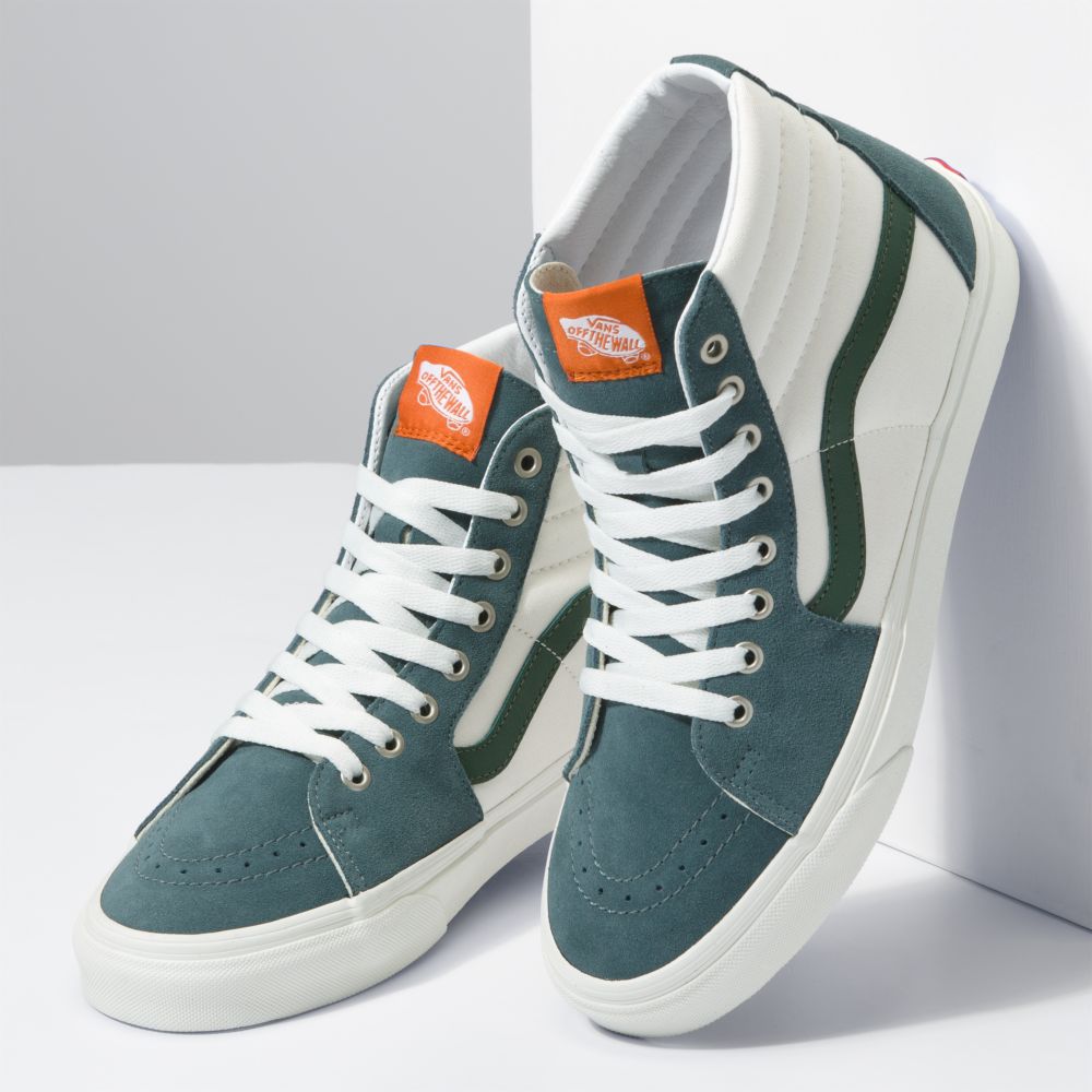 Dámské Classic Vans Sk8-Hi Blankyt Zelene | UR4720831