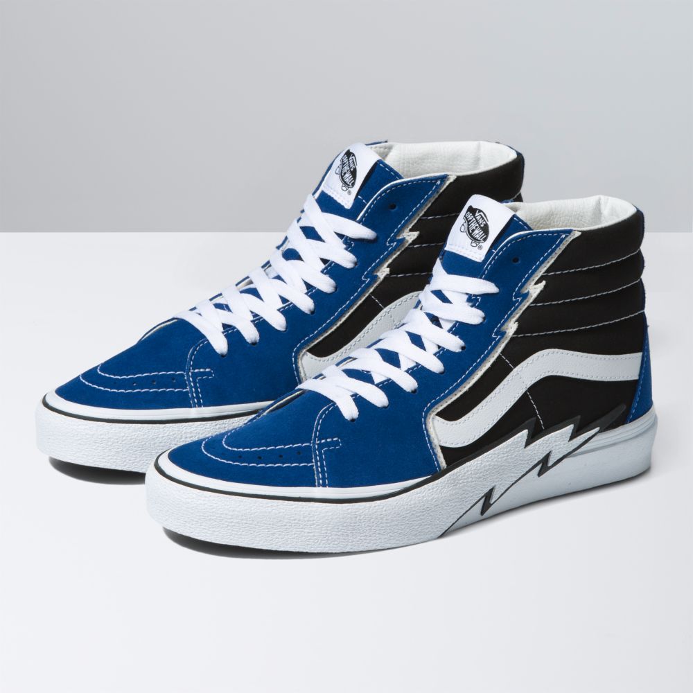 Dámské Classic Vans Sk8-Hi Bolt Blankyt Černé | SG0835462