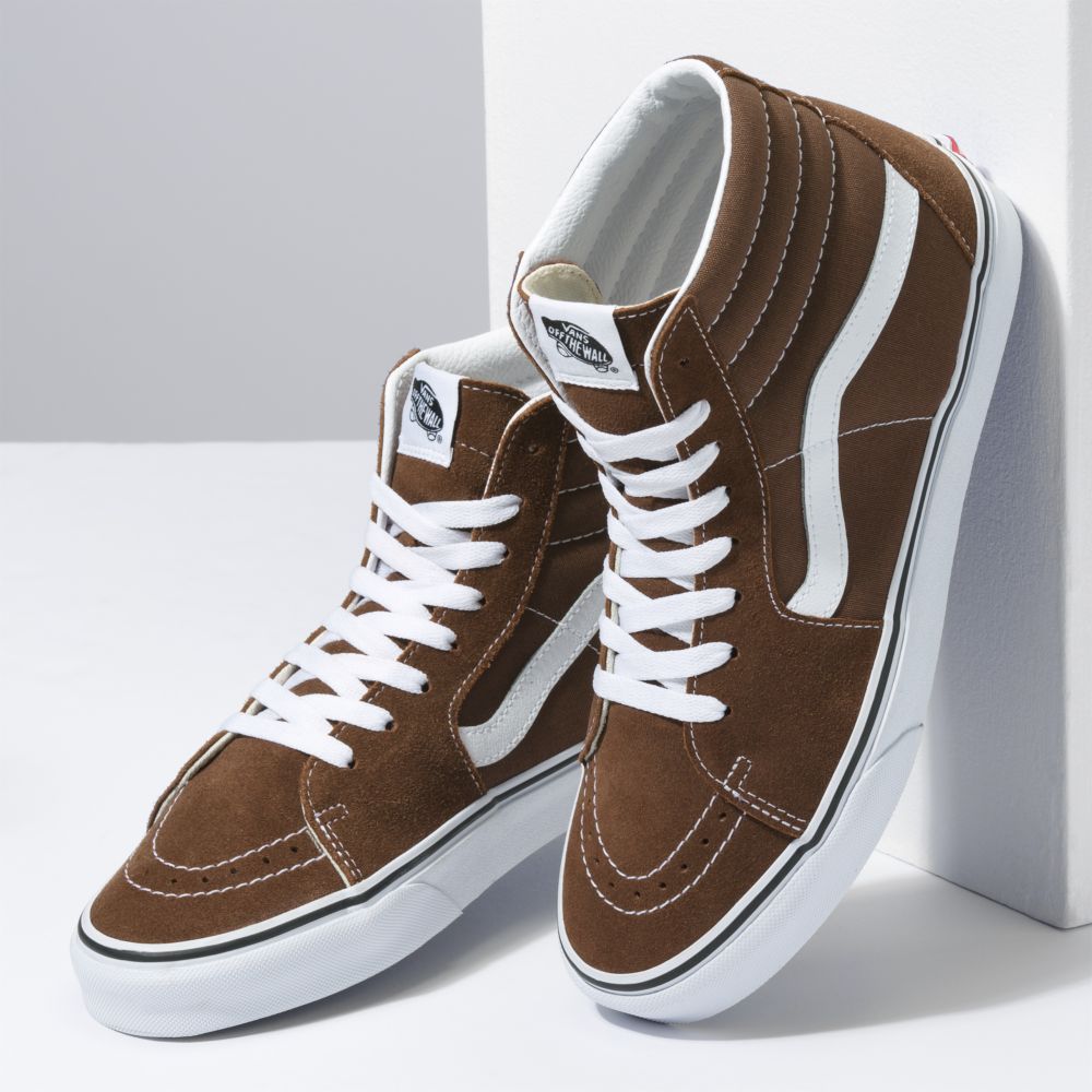 Dámské Classic Vans Sk8-Hi Bílé | OF5247831