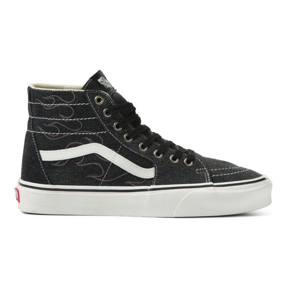 Dámské Classic Vans Sk8-Hi Tapered Blankyt Černé Bílé | JU5634902