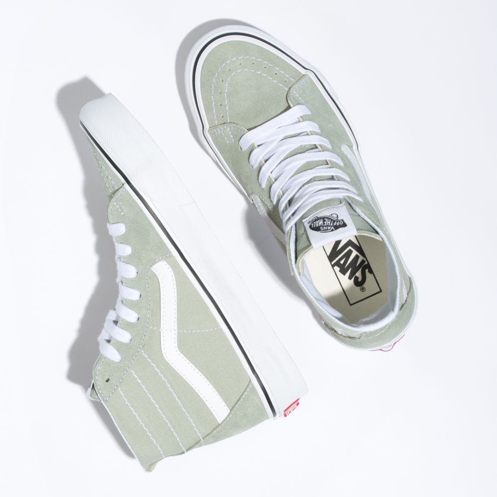 Dámské Classic Vans Sk8-Hi Tapered Olivy Zelené | RS7895324