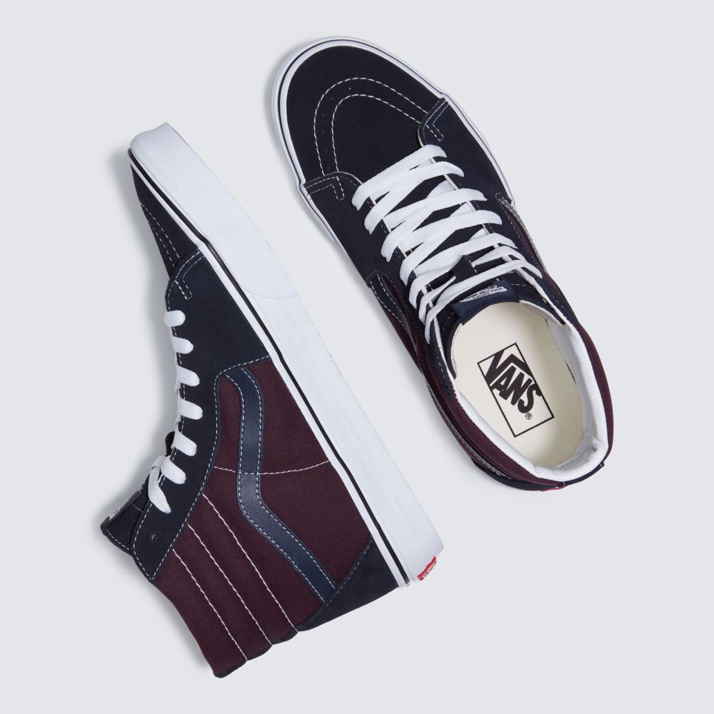 Dámské Classic Vans Sk8-Hi Tmavě Blankyt | AT4197532