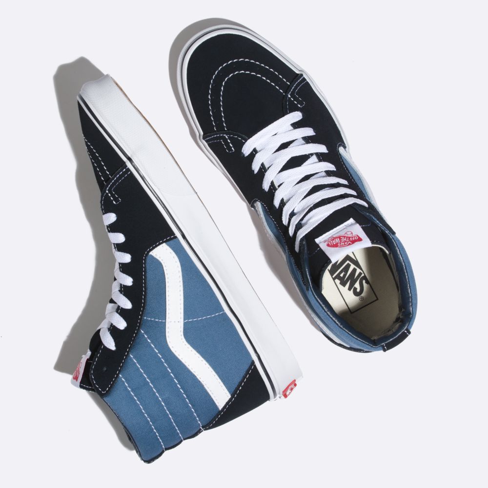 Dámské Classic Vans Sk8-Hi Tmavě Blankyt | UW0935428