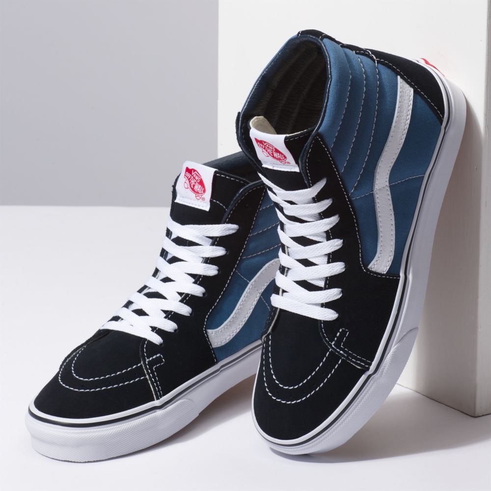 Dámské Classic Vans Sk8-Hi Tmavě Blankyt | UW0935428