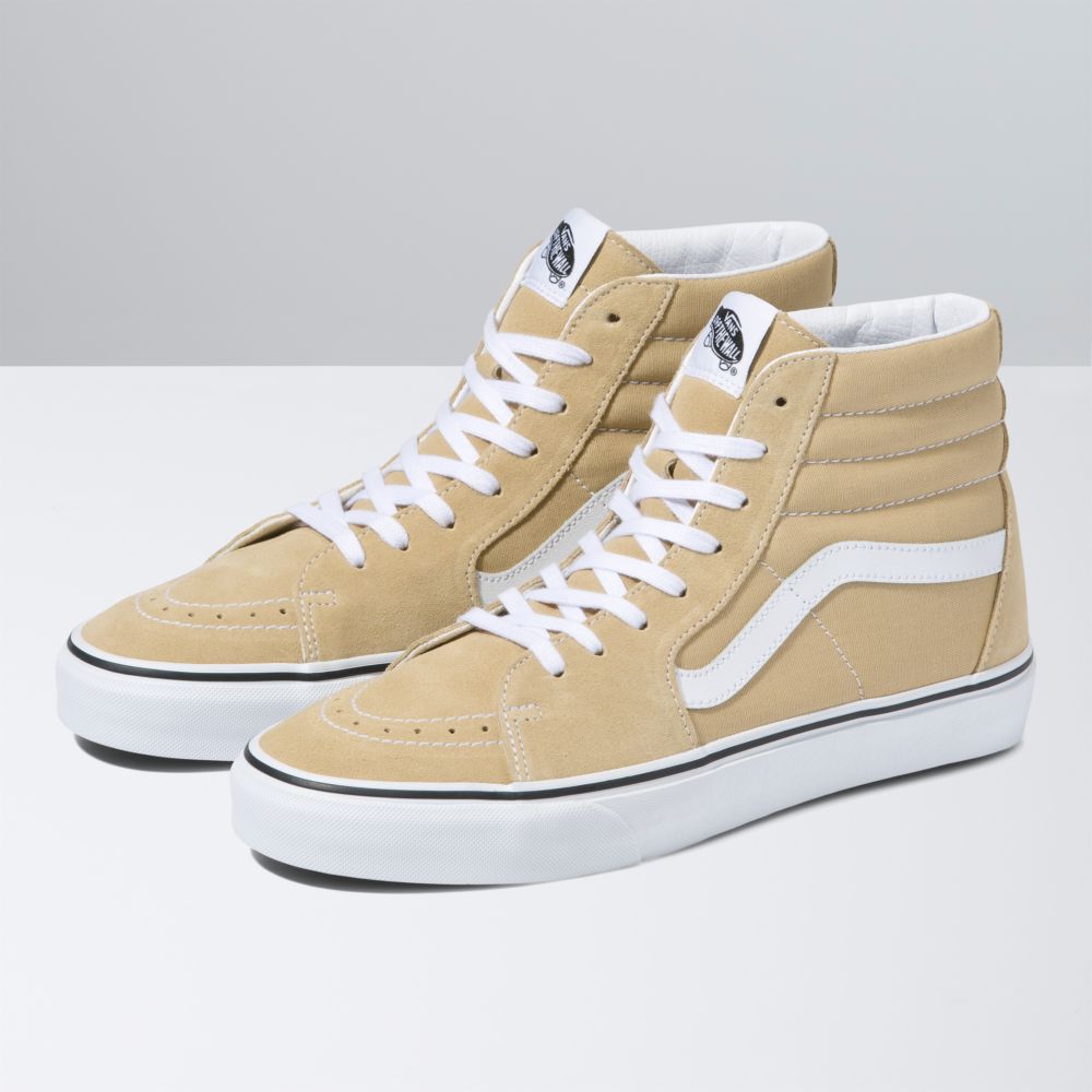 Dámské Classic Vans Sk8-Hi Šedé Hnědé | NM5918637