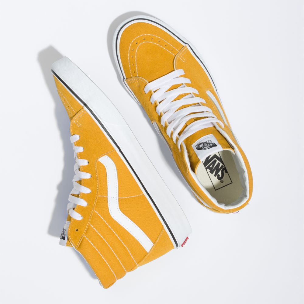 Dámské Classic Vans Sk8-Hi Žluté | BH1564872