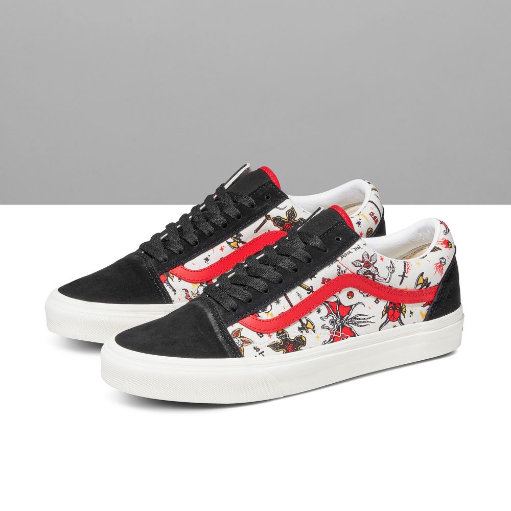 Dámské Classic Vans Stranger Things Customs Hellfire Club Old Skool Viacfarebný | IM6901534