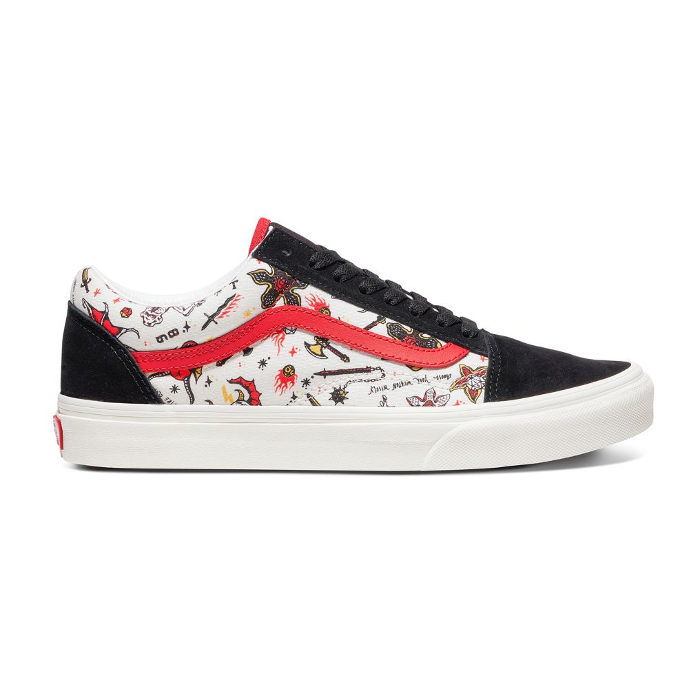 Dámské Classic Vans Stranger Things Customs Hellfire Club Old Skool Viacfarebný | IM6901534