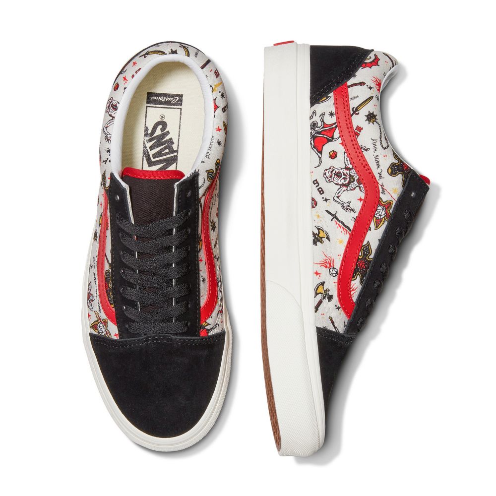 Dámské Classic Vans Stranger Things Customs Hellfire Club Old Skool Viacfarebný | IM6901534