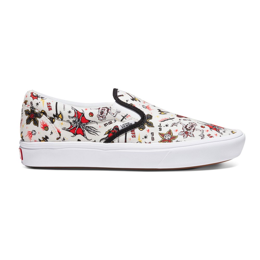 Dámské Classic Vans Stranger Things Customs Hellfire Club ComfyCush Viacfarebný | PL4528197