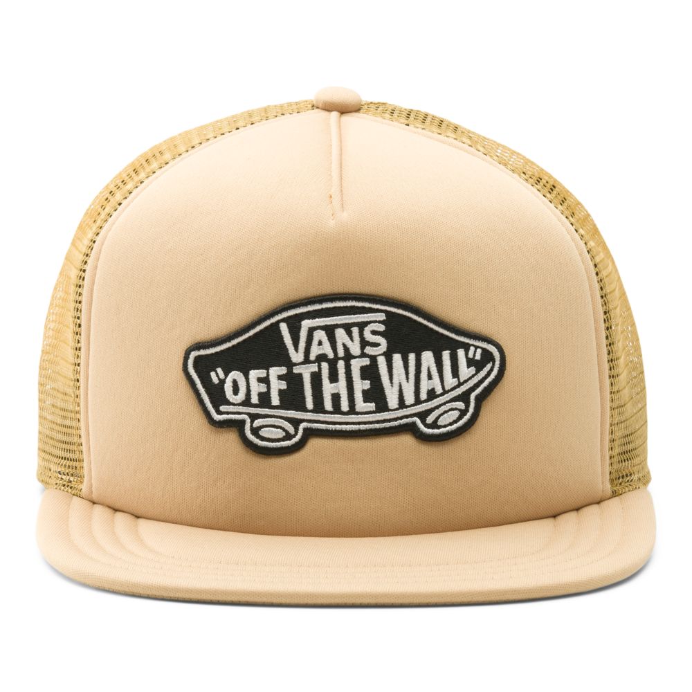 Dámské Klobouky Vans Classic Patch Trucker Šedé Hnědé | BM9240653