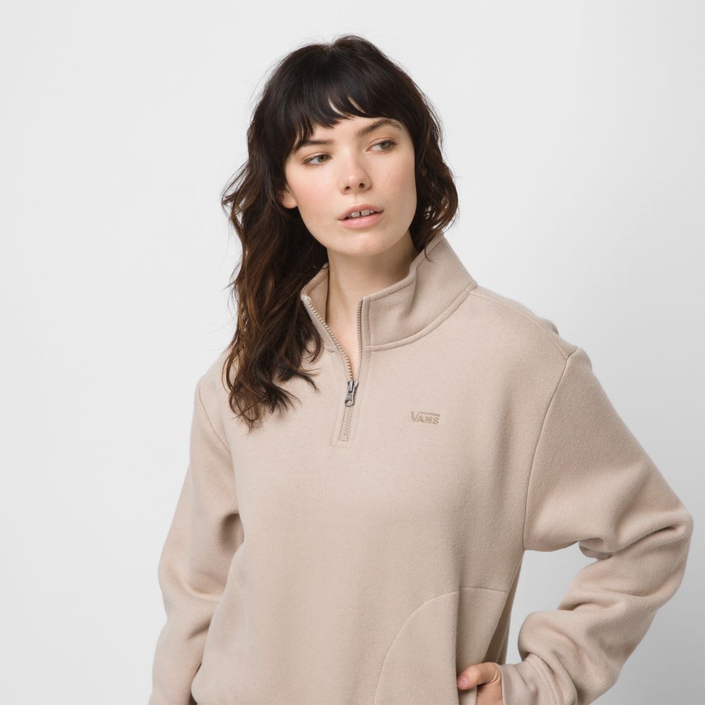 Dámské Mikiny S Kapucí Vans ComfyCush Half Zip Mock Viacfarebný | ED3812507