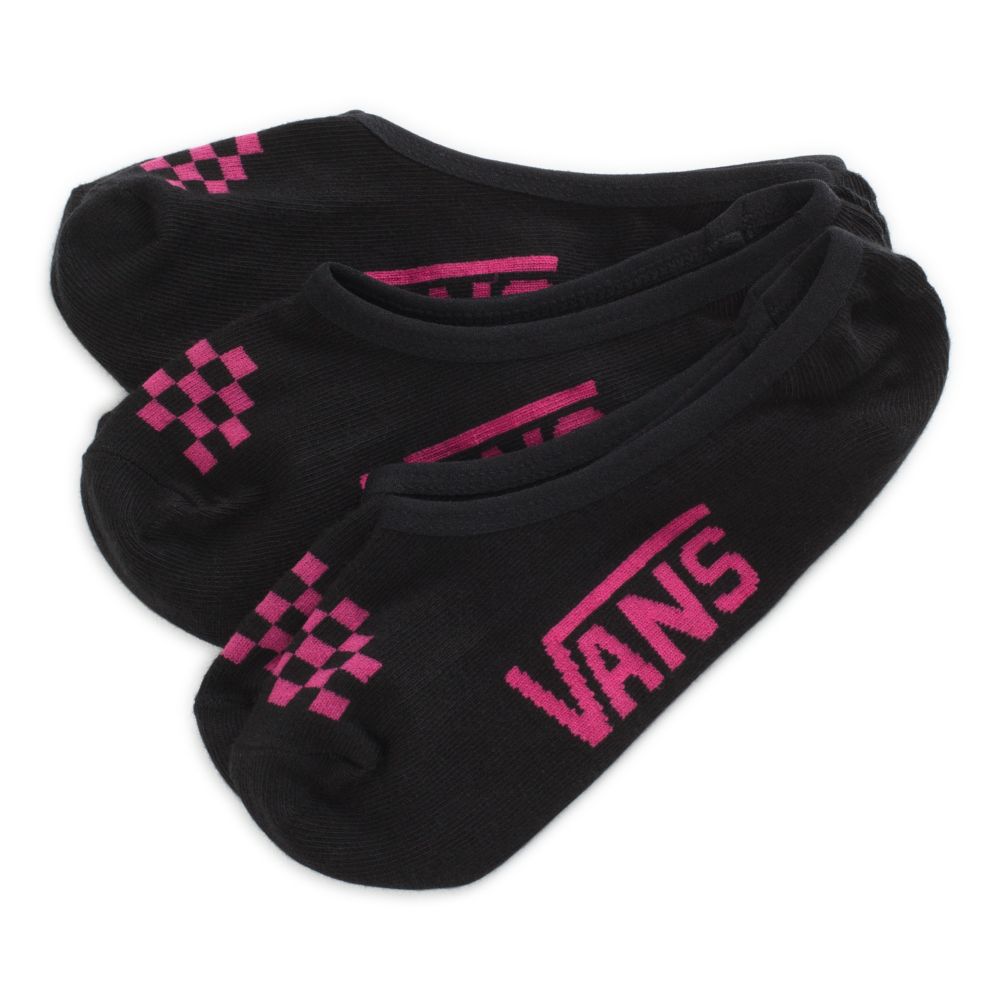 Dámské Ponožky Vans Classic Canoodle 3 Pack Černé Růžové | IK0517362