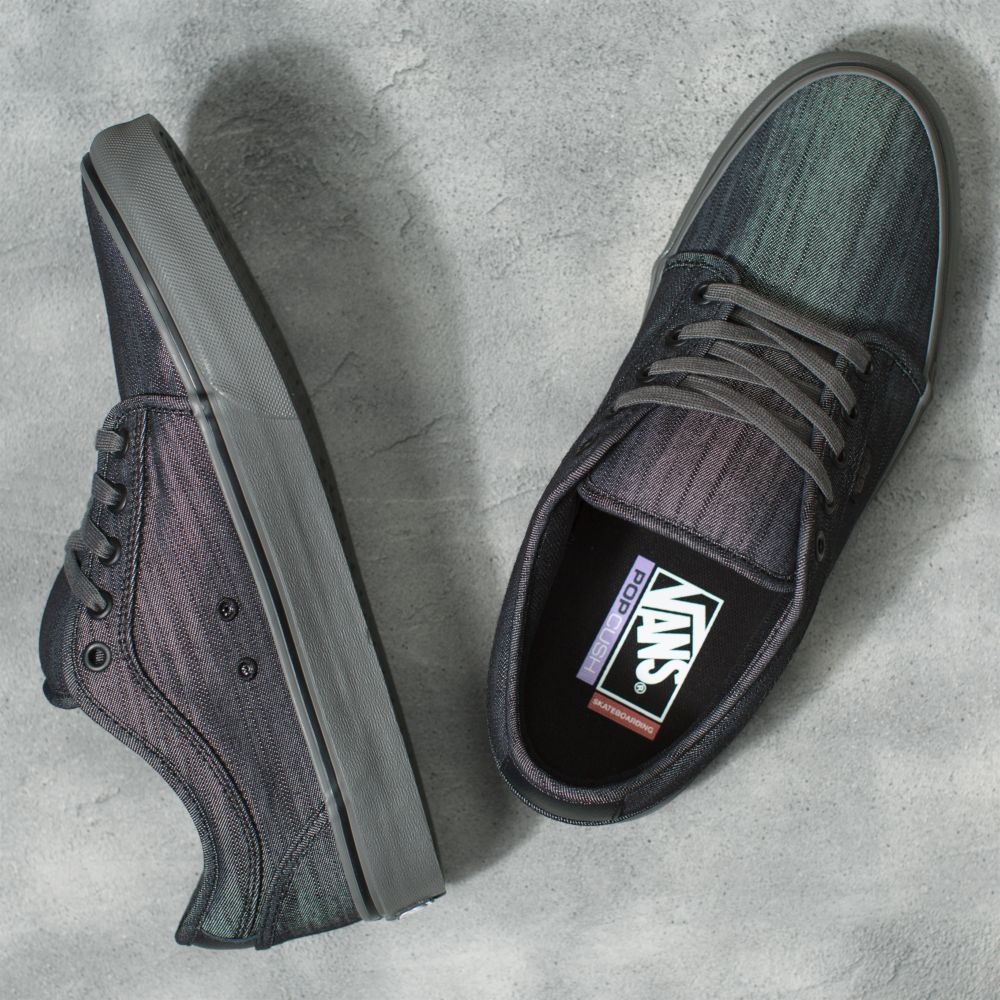 Dámské Skate Boty Vans Chukka Low Blankyt Šedé Černé | IG5209871