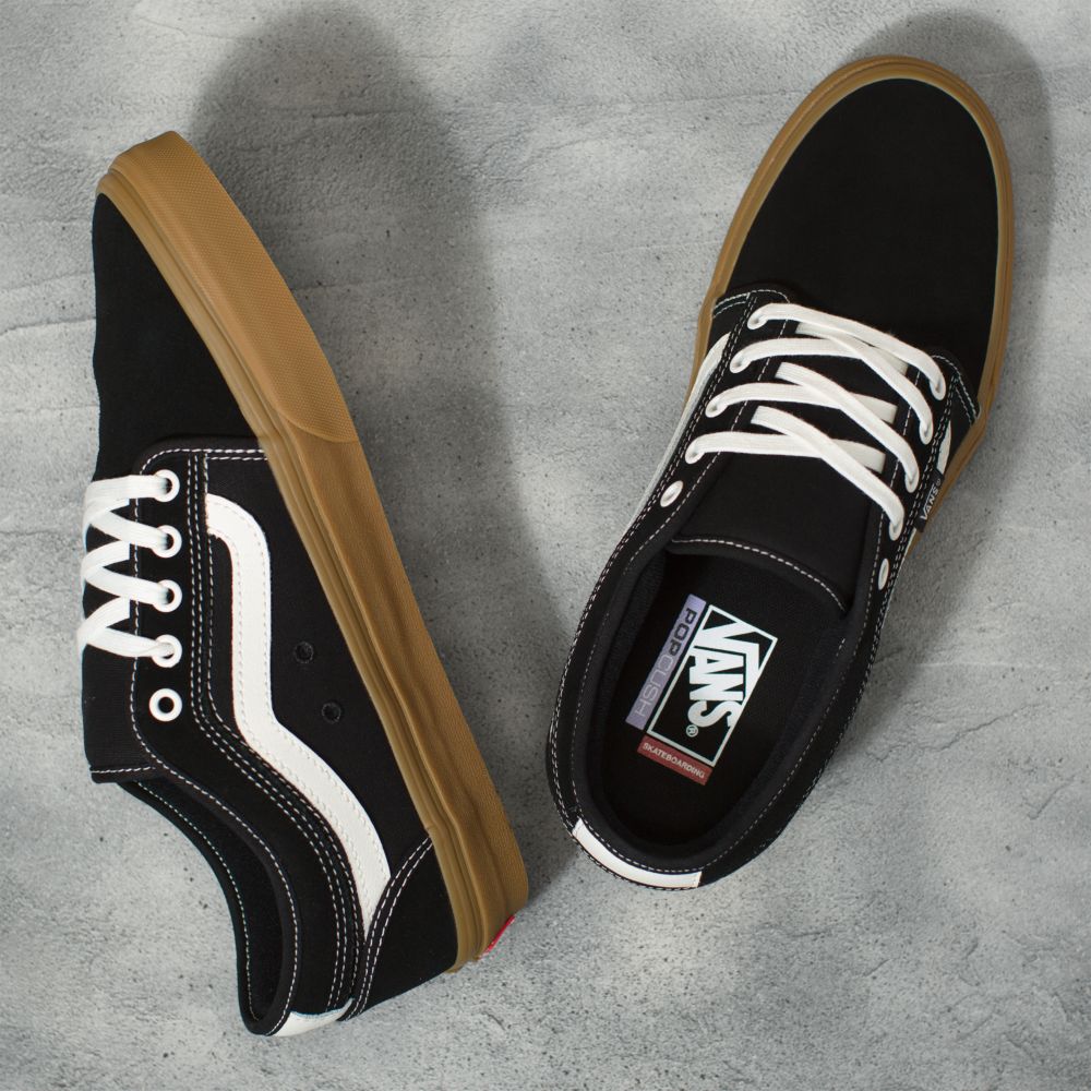 Dámské Skate Boty Vans Chukka Low Sidestripe Černé | AS3786512