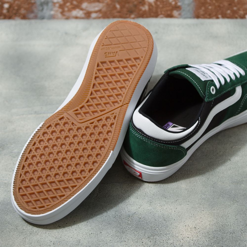 Dámské Skate Boty Vans Gilbert Crockett Tmavě Zelene Bílé | IP1369850