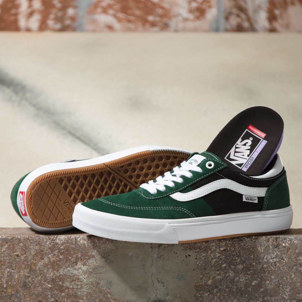 Dámské Skate Boty Vans Gilbert Crockett Tmavě Zelene Bílé | IP1369850