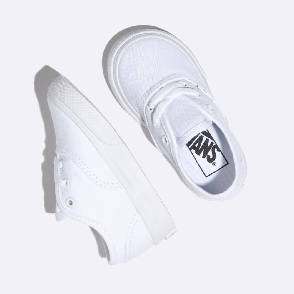 Dětské Classic Vans Authentic Bílé | TF1482396