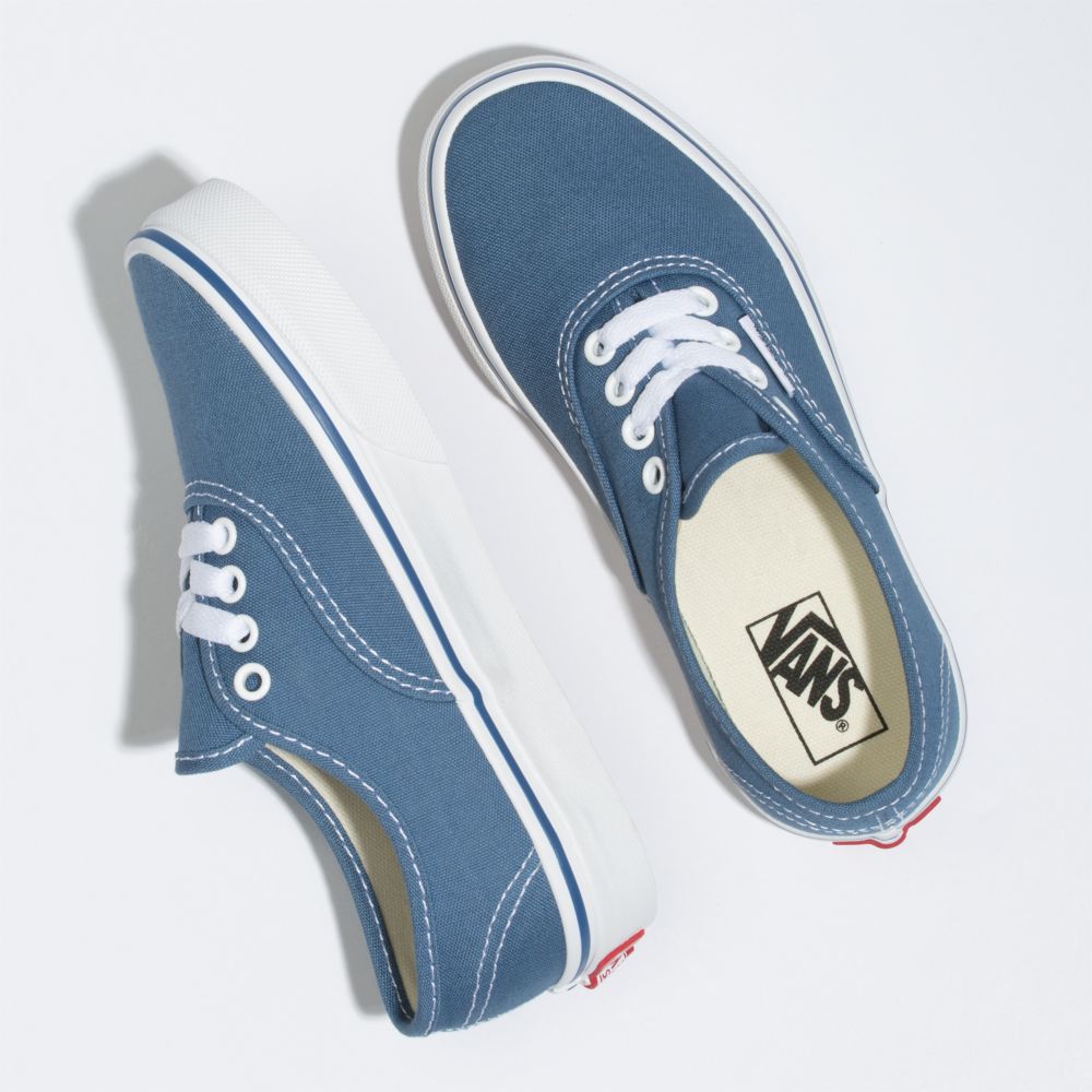 Dětské Classic Vans Authentic Tmavě Blankyt Bílé | GV3418295