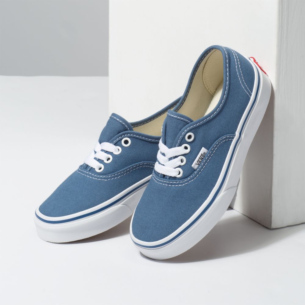 Dětské Classic Vans Authentic Tmavě Blankyt Bílé | GV3418295