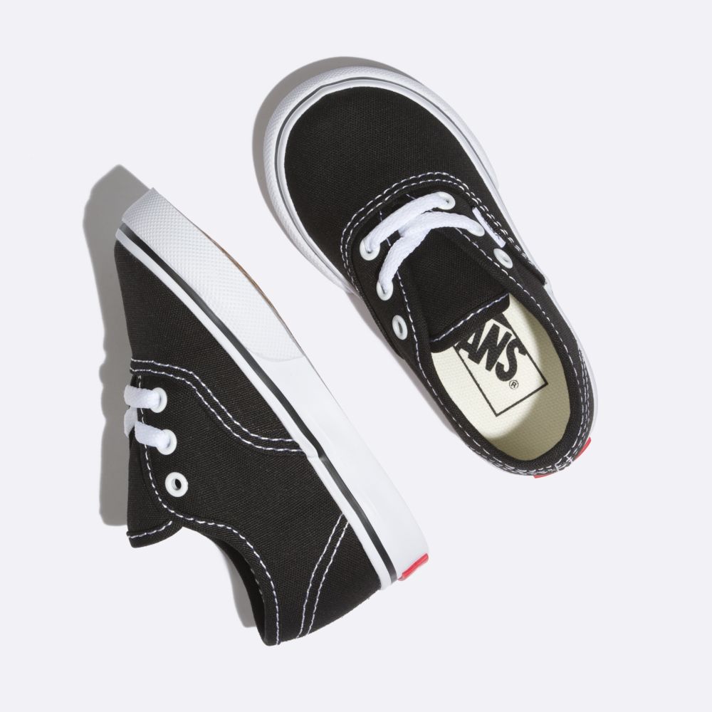 Dětské Classic Vans Authentic Černé | DC7549032