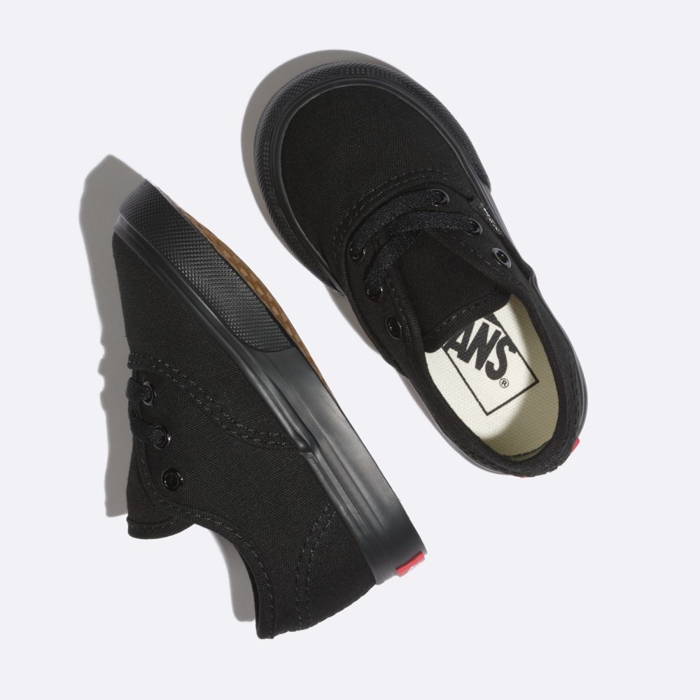 Dětské Classic Vans Authentic Černé Černé | IL7360251