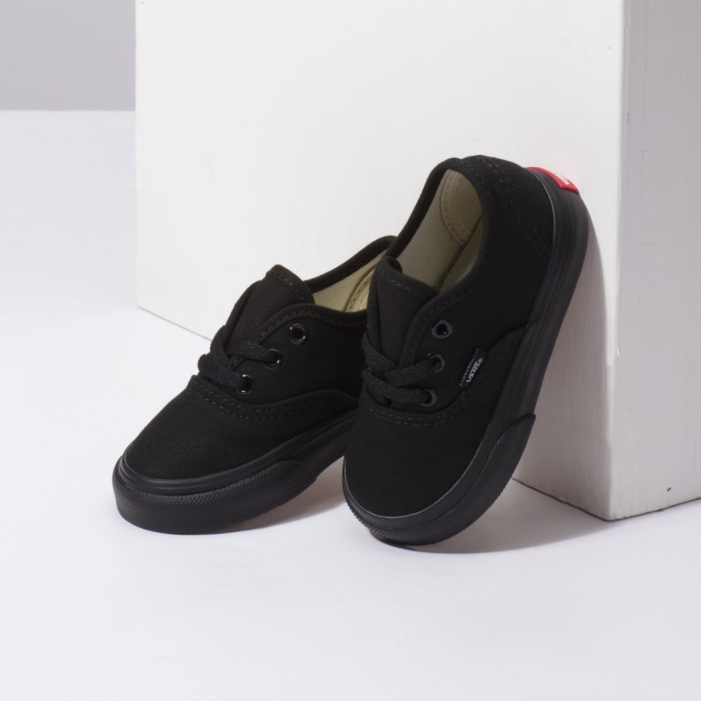 Dětské Classic Vans Authentic Černé Černé | IL7360251