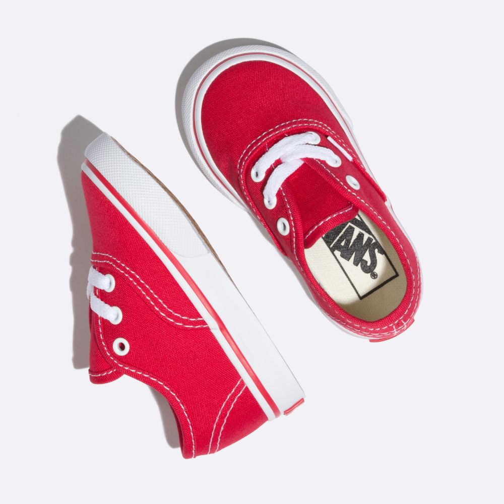 Dětské Classic Vans Authentic Červené | UQ2598016