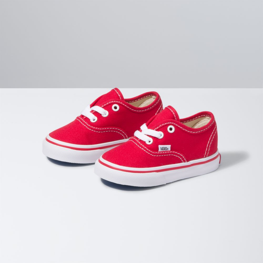 Dětské Classic Vans Authentic Červené | UQ2598016