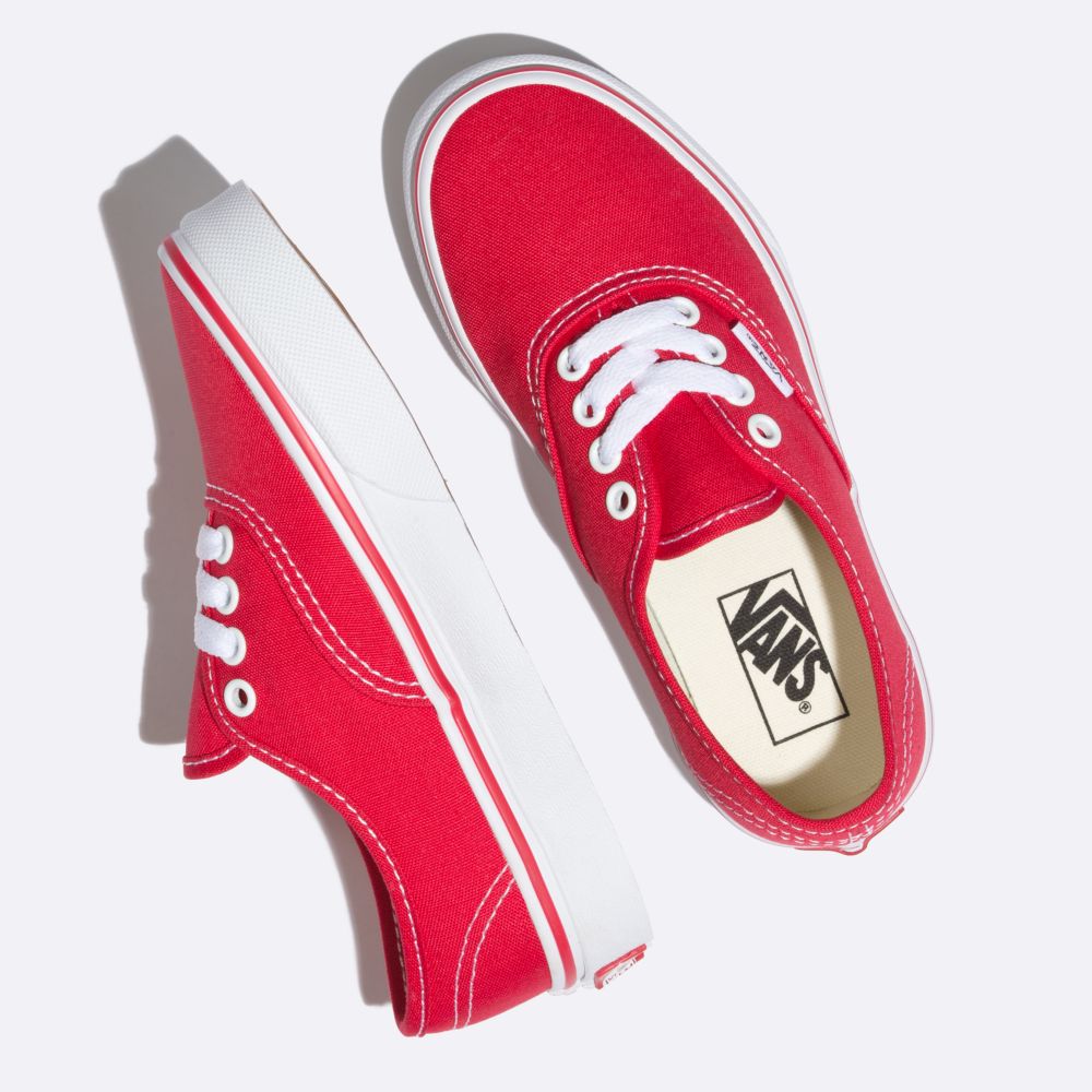 Dětské Classic Vans Authentic Červené Bílé | WB4260157