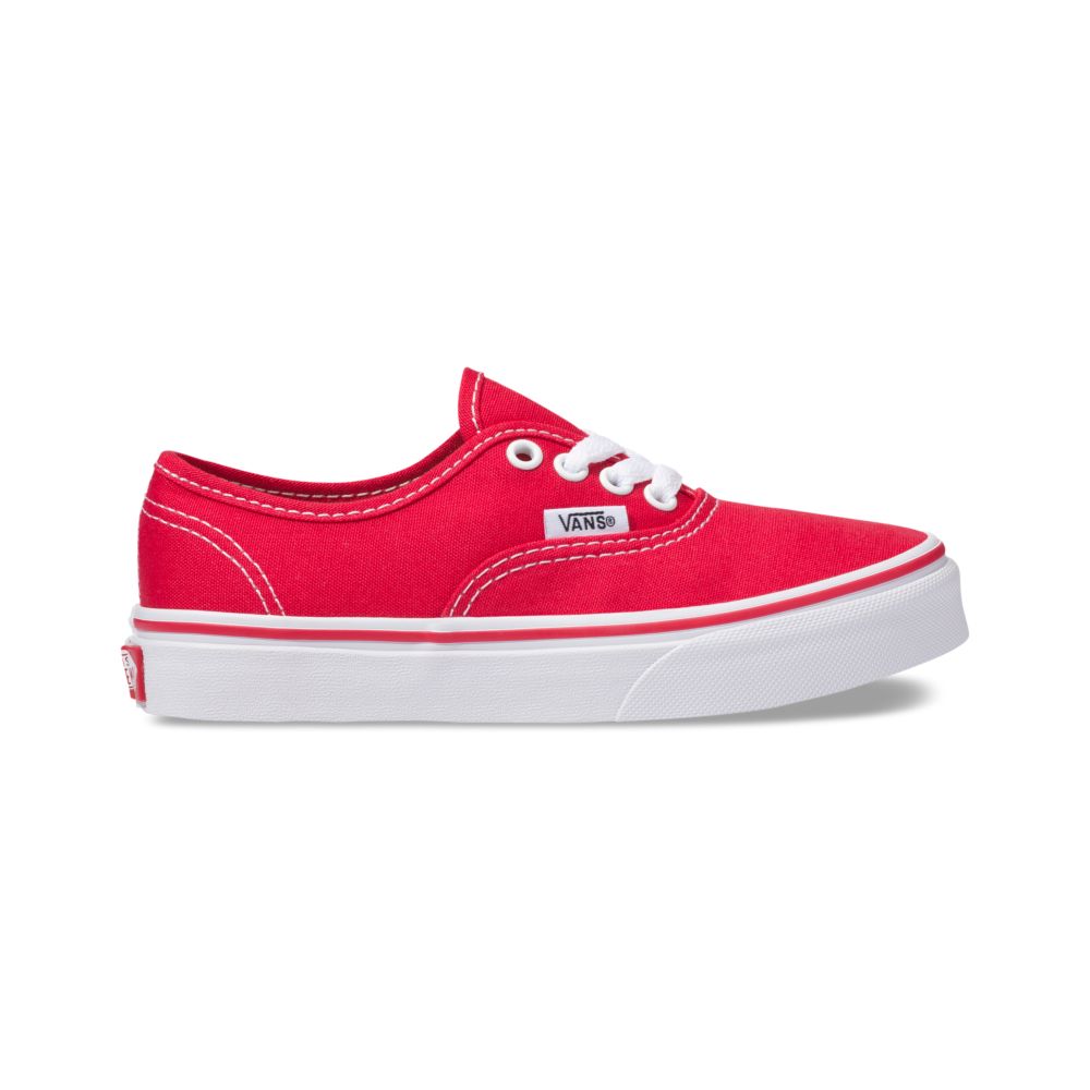 Dětské Classic Vans Authentic Červené Bílé | WB4260157