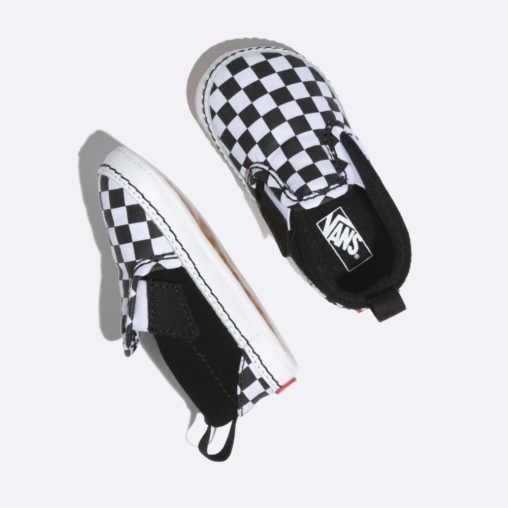 Dětské Classic Vans Checker V Černé Bílé | CI8314950