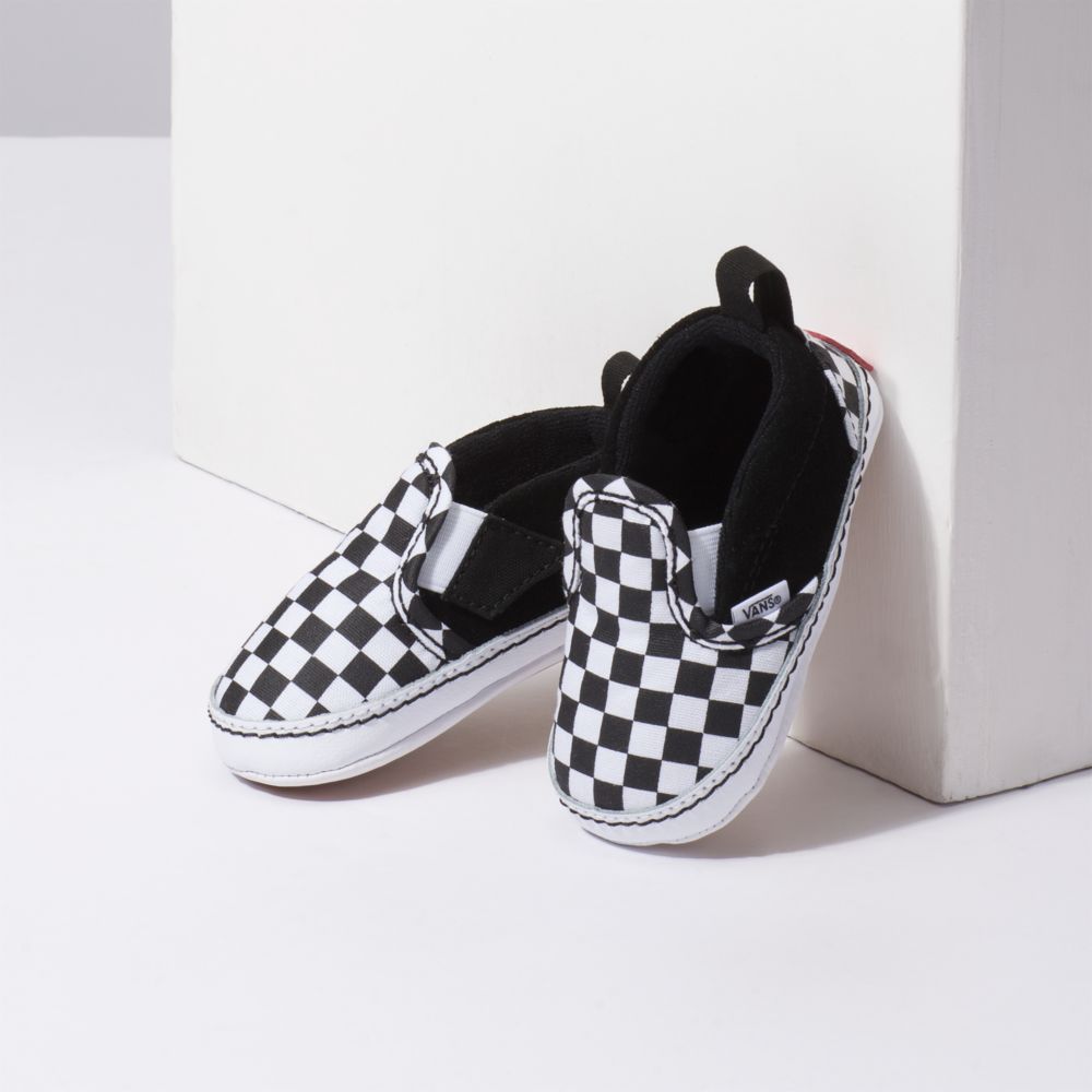 Dětské Classic Vans Checker V Černé Bílé | CI8314950